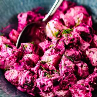 Beet and Potato Salad with Dill Dressing