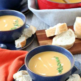 Sweet Potato Soup with Coconut Milk and Curry