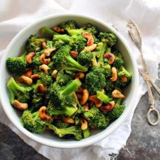 Citrus Broccoli with Cashews