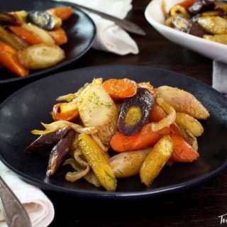 Spicy Roasted Carrots and Fennel