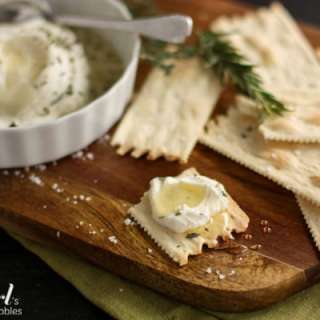 Creamy Homemade Ricotta with Honey and Herbs