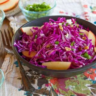 Red Cabbage Apple Salad