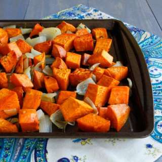 Spicy Roasted Sweet Potatoes