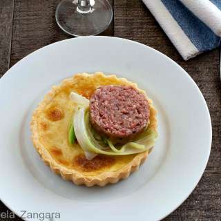 Parmigiano Reggiano Tarts with Cotechino