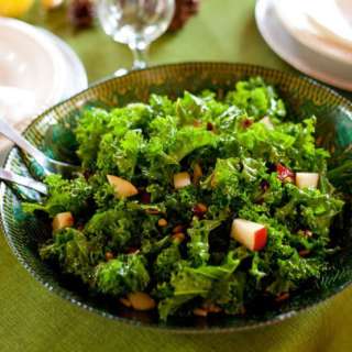 Kale, Pear and Cranberry Salad