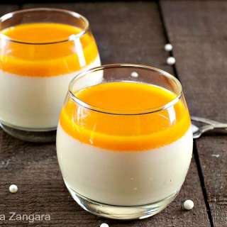 Jasmine and Mango Panna Cotta