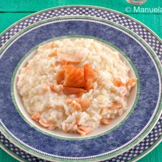 Smoked Salmon and Vodka Risotto