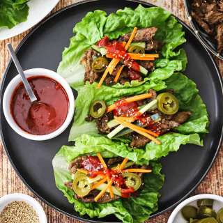 Beef Bulgogi Lettuce Wraps