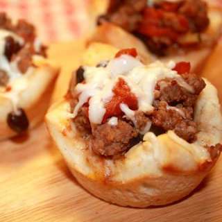 Meatza - Hamburger Pizza Cups