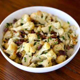 Italian Roasted Cauliflower Salad