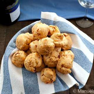 Prosciutto and Parmigiano Reggiano Gougeres