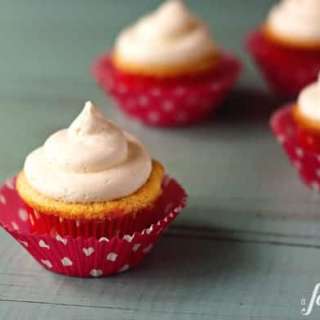 Dacia's Vanilla Cupcakes with Lemon Swiss Meringue Buttercream