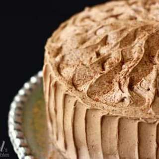 Dark Chocolate Cake with Chile-Chocolate Buttercream