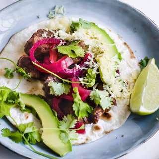 Mole Pork Tacos