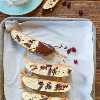 Dark Chocolate Cherry Mandelbrot