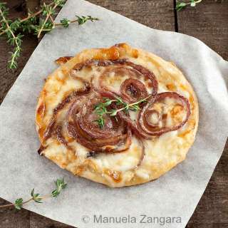 Caramelised Red Onion and Taleggio Pastries