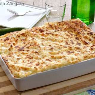 Lasagne with Zucchini Pesto, Speck and Smoked Scamorza