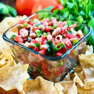 Texas Caviar, Good Luck Black-Eyed Pea Dip!