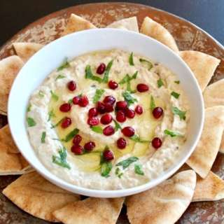 Roasted Eggplant Yogurt Dip - Moutabal