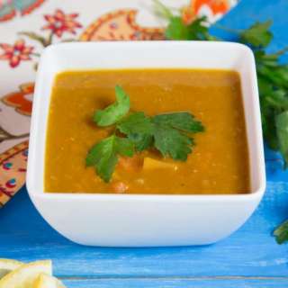 Smoky Lentil Sweet Potato Soup