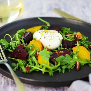 Roasted Beet and Burrata Salad