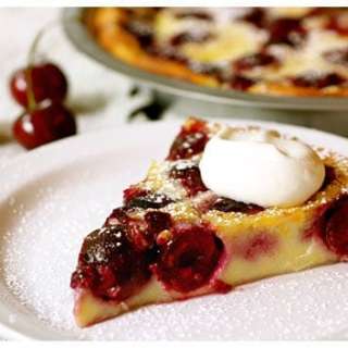 Bing Cherry Clafouti with Sweet Almond Cream