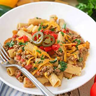 Tex-Mex Pasta with Ground Beef