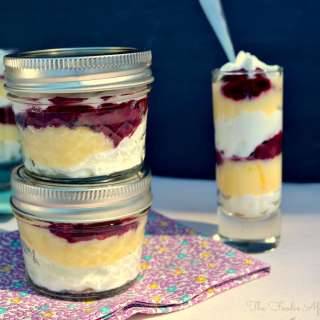 Yogurt Parfaits With Lemon And Berry Sauce