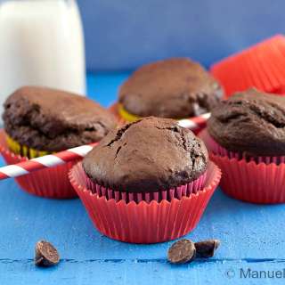 Chocolate Chocolate Chunks Muffins