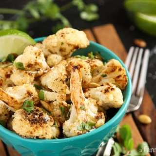Roasted Mexican Cauliflower with Pepitas