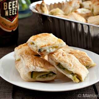 Zucchini and Blue Cheese Savoury Pastries