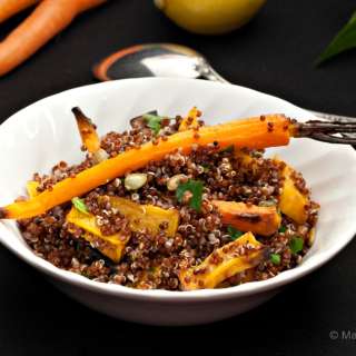 Roasted Pumpkin and Carrot Quinoa Salad