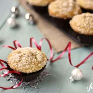 Spiced Eggnog Muffins with Streusel Topping