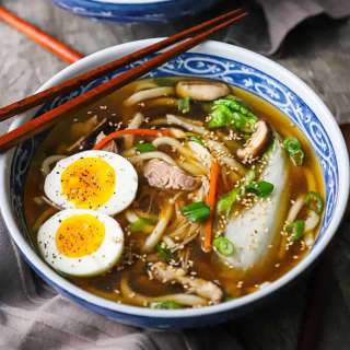 Udon Noodle Soup with Pork