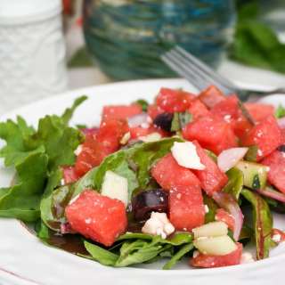 Mediterranean Watermelon Salad