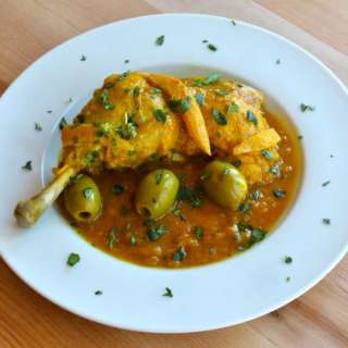 Moroccan Lemon Chicken with Olives