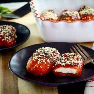 Gila's Stuffed Peppers with Goat Cheese