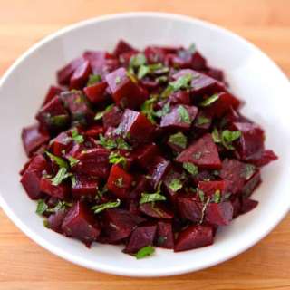 Roasted Beet Salad with Mint