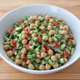Creamy Israeli Salad with Dill