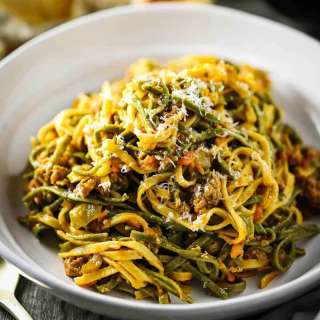 Fettuccine with Creamy Sausage Sauce