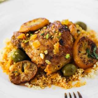 Chicken Tagine with Preserved Lemons and Olives