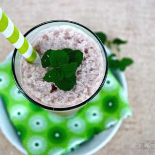 Chocolate Mint Protein Smoothie