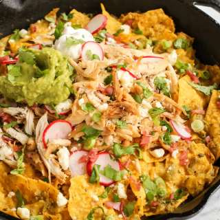 Easy Skillet Chicken Chilaquiles