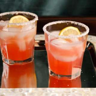Rhubarb Rosewater Margarita