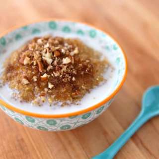 Quinoa Porridge with Maple & Brown Sugar