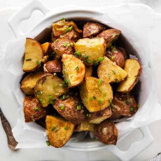 Potatoes with Roasted Garlic Vinaigrette