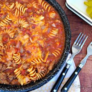 Cheeseburger Pasta Skillet
