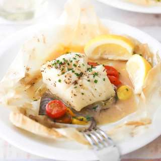 Fish en Papillote (Cod in Parchment)