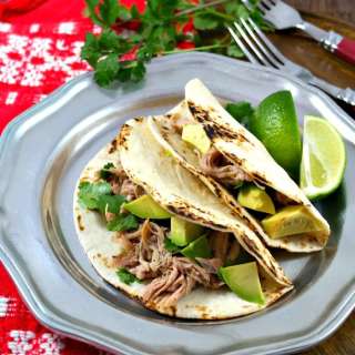 Slow Cooker Chicken Tacos With Chile Verde Sauce