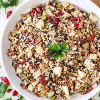 Wild Rice Pilaf with Pecans and Cranberries